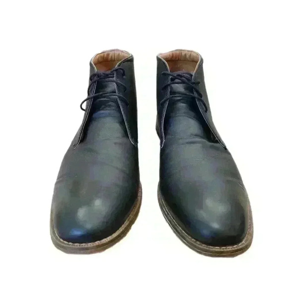 Gordon Rush Faux Leather Black Chukka Ankle Boots, Men's 12 - Picture 2 of 6